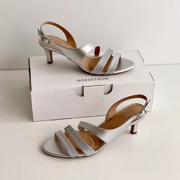 ✨New NATURALIZER Taimi Slingback Glitter Sandals NWOB - Picture 1 of 9